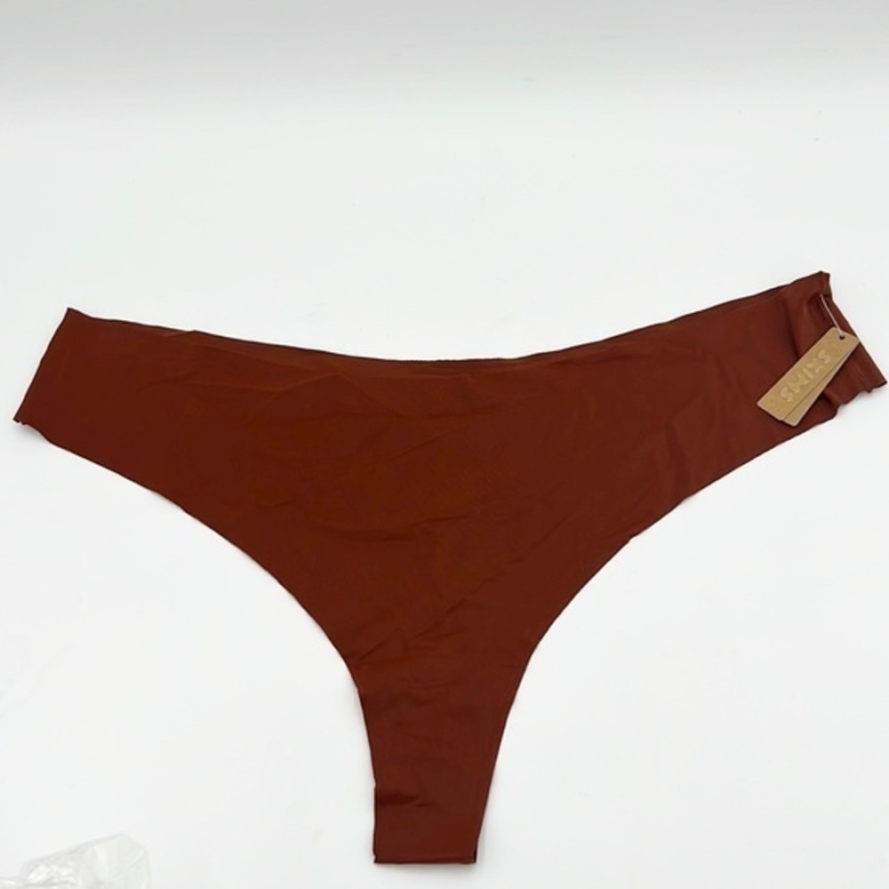 SKIMS WOMEN’S THONG BURNT ORANGE COLOR NWT SZ 4X